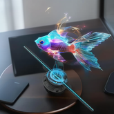 Naked Eye 3D Holographic Projector light