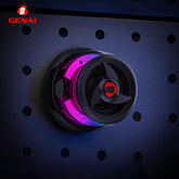 Magnetic Cyber Bluetooth Speaker Compact & Portable RGB Lights HiFi Sound with Deep Bass