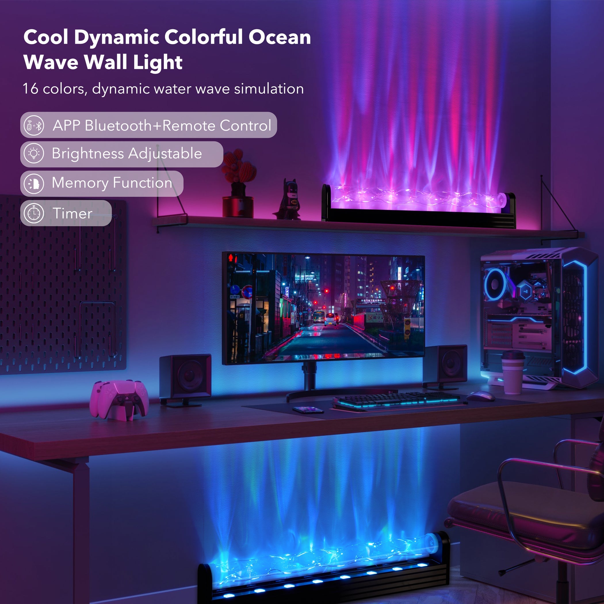 Ocean Wave RGB Projector Lamp