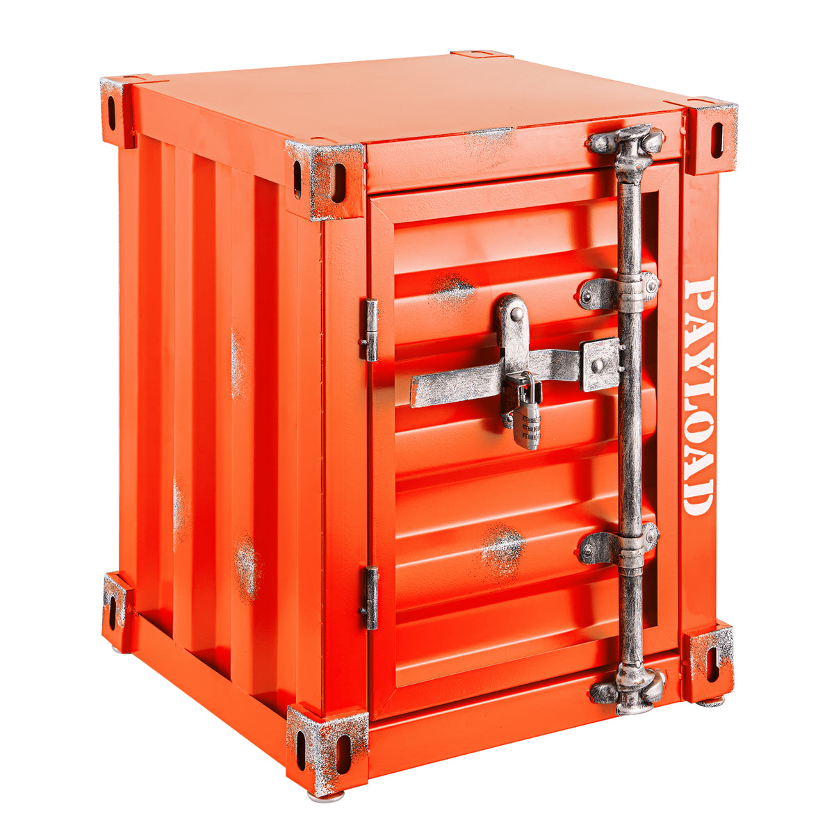 Container Storage Cabinet Side Table - Small