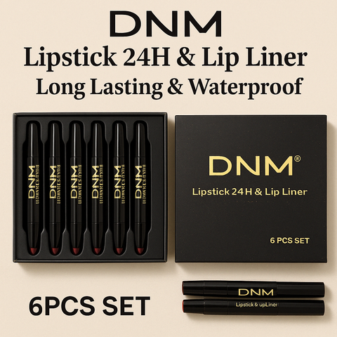 6Pcs Chestnut Nude Brown Lip Liner and Lipstick Set Kit for Women Matte Lips Kit with Lip Liner Lip Stains Long Lasting Waterproof 24 Hour Lipstick and Lip Liners Combo Lipliners Pencil Set