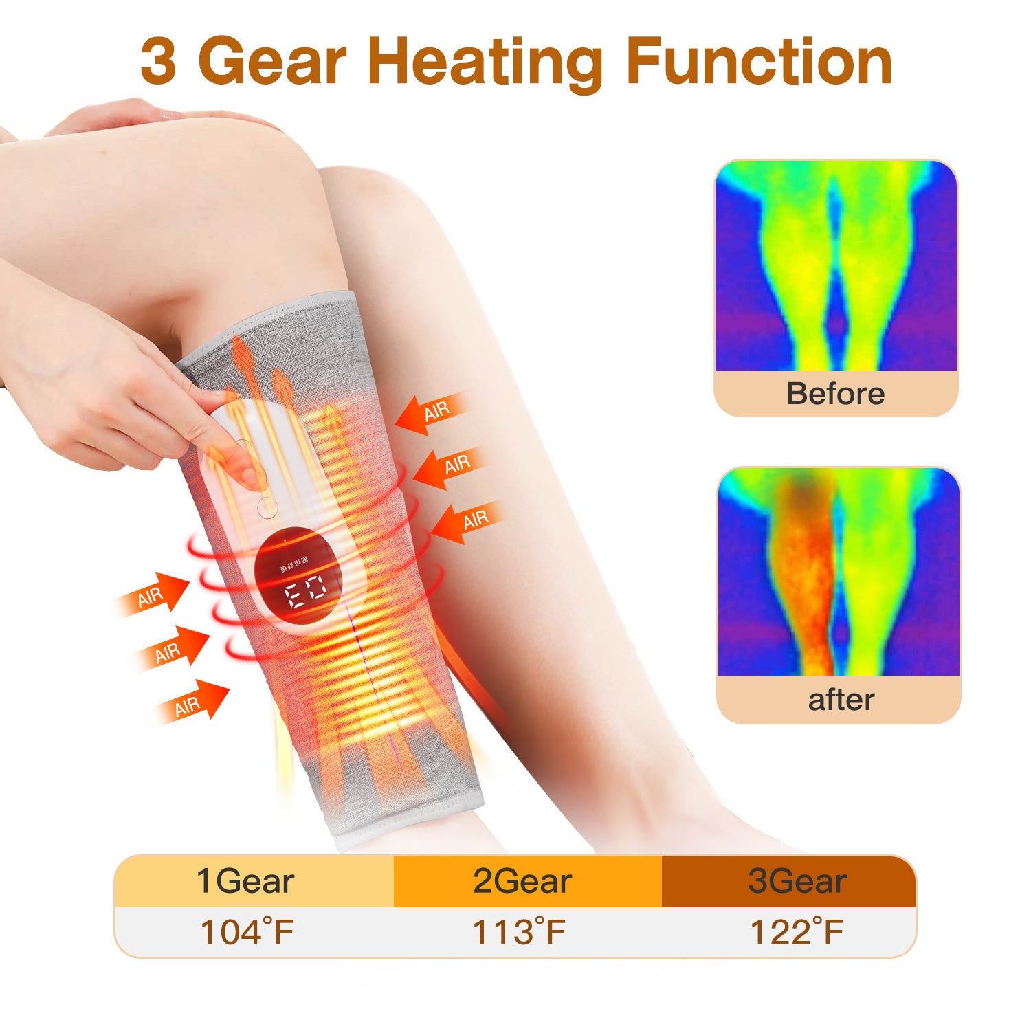 Electric Leg Calf Arm Massager Portable