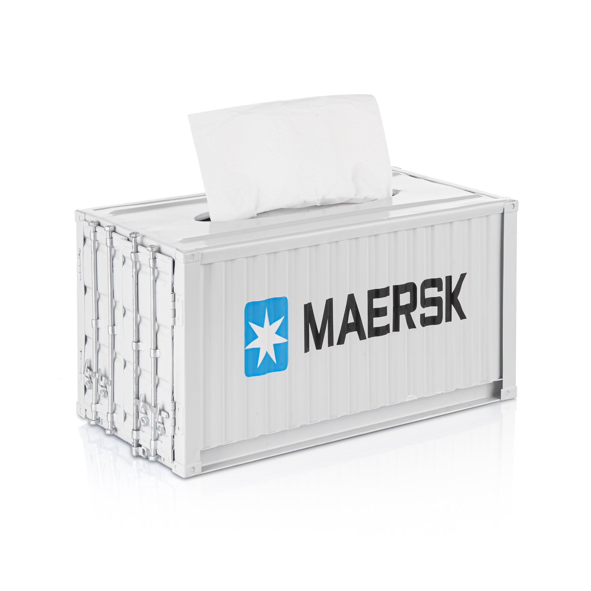 Interpooler Box Tissue Shipping Container Tissue Box Industrial Style Metal Tissue Box ...
