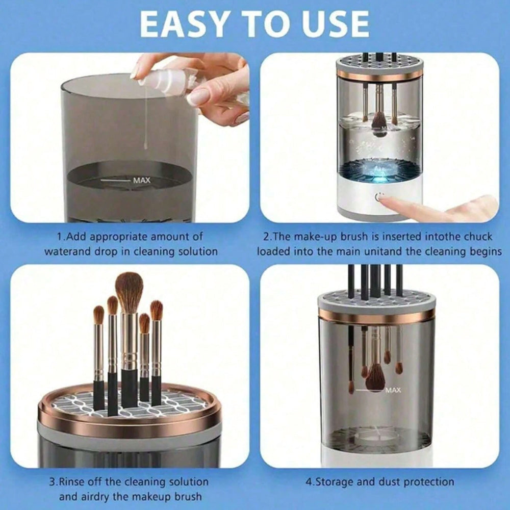 Automatic Makeup Brush Cleaning Tool, Makeup Brush Cleaner