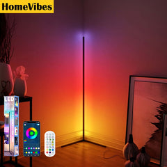 Minimalist RGB Color-Changing Corner Lamp