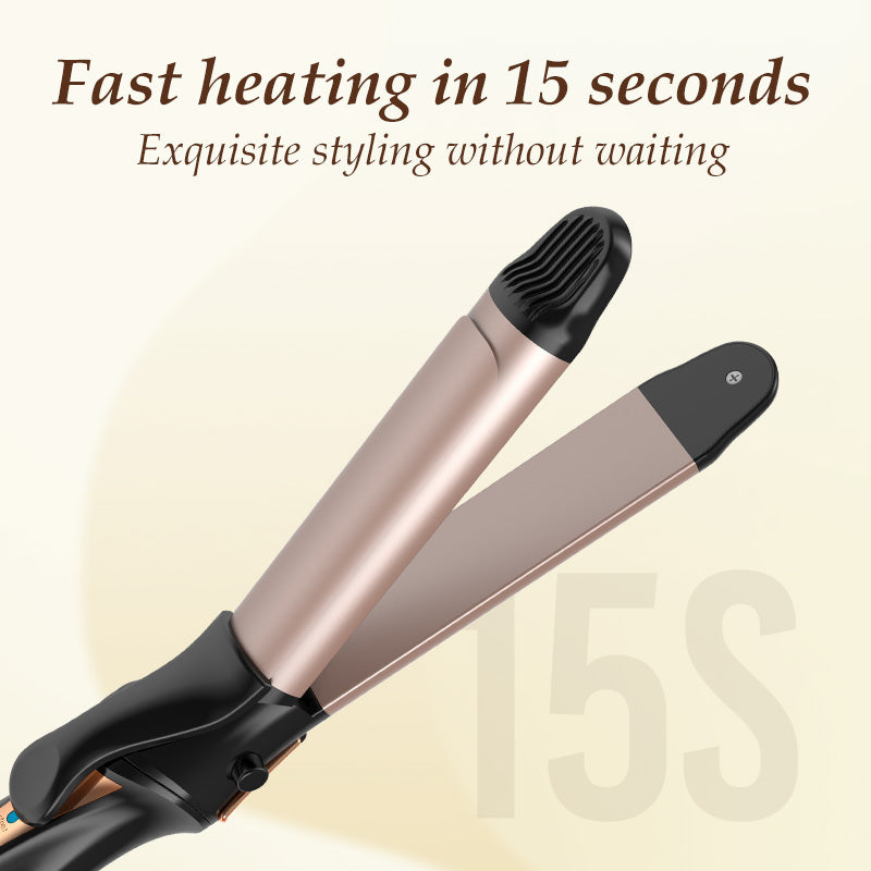 Hair Straightener Flat Curling Iron: Straightener and Curler 2 in 1