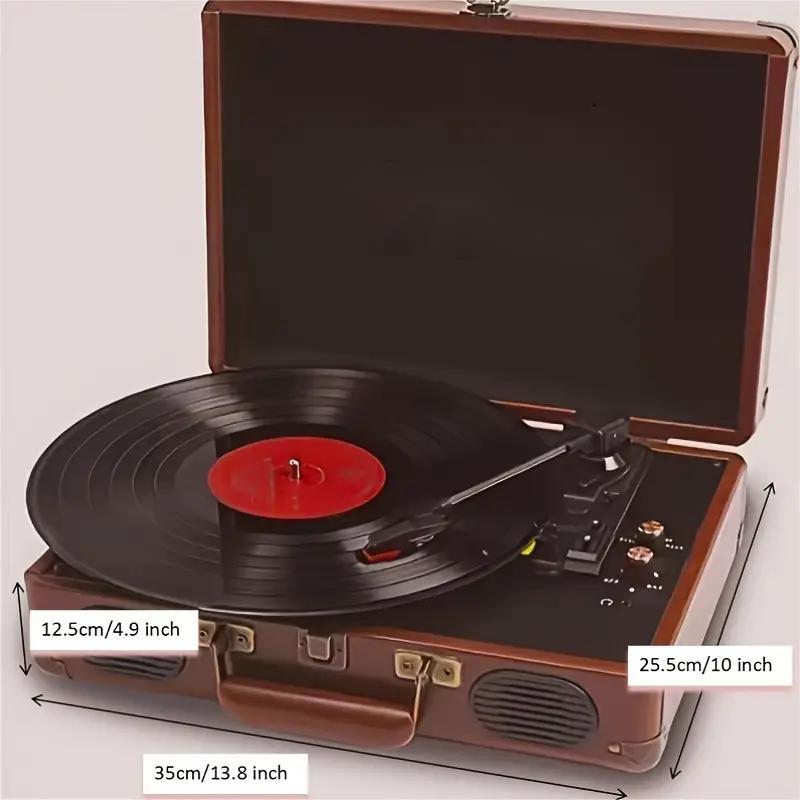 Vinyl record player Wireless Turntable with 2 Stereo